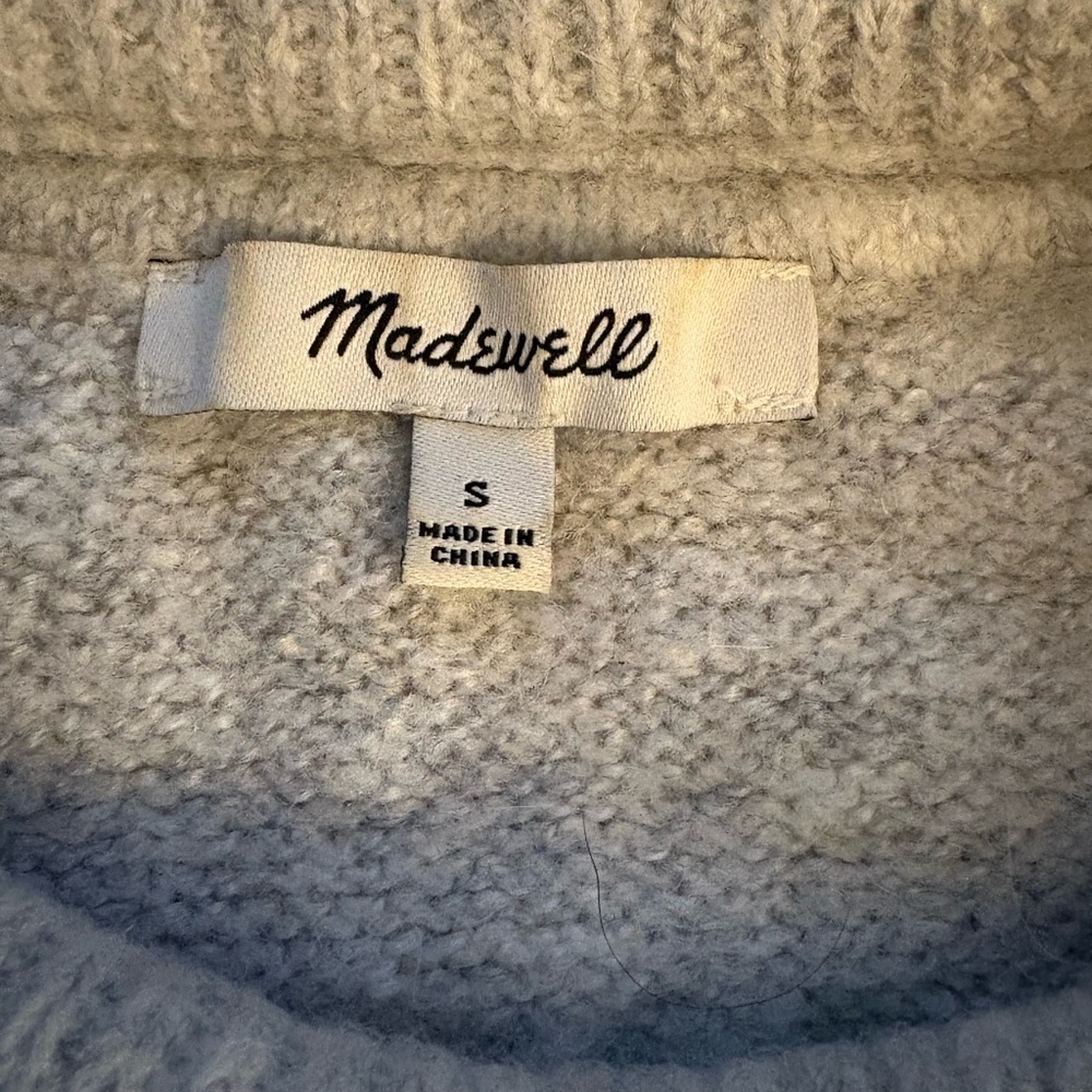 Madewell Fulton Pullover Sweater C1 - Picture 6 of 10